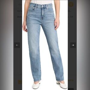 Madewell Women's Straight Leg Jeans - Light Blue